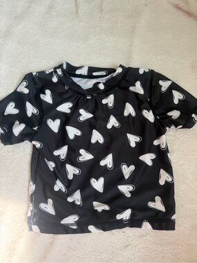 Dot Australia Toddler Girls Heart Swim Top Size 5